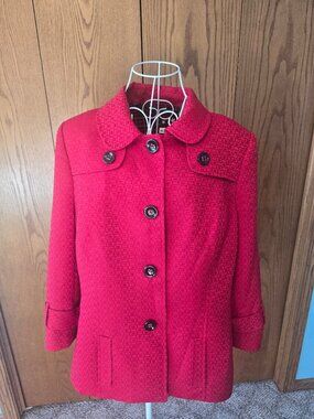 Mary Kay Star Consultant Red GK Direct Blazer Jacket XL Fully Lined